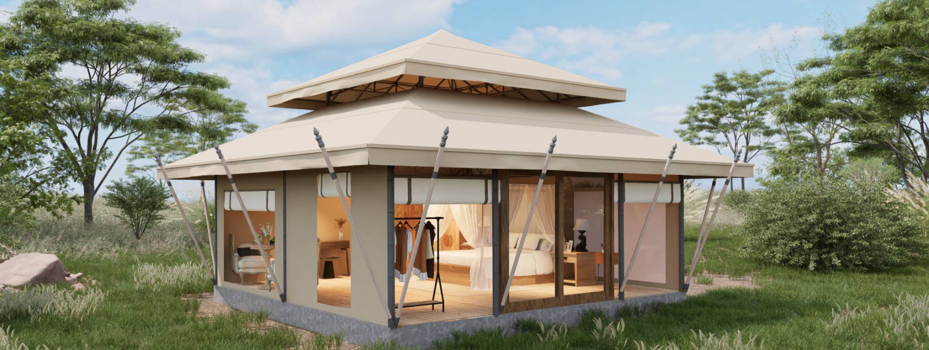 治多县户外野奢帐篷